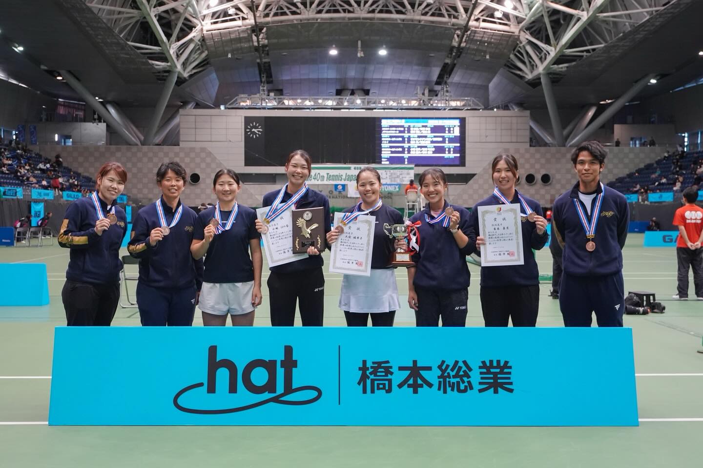 第40回テニス日本リーグ 橋本総業 3位